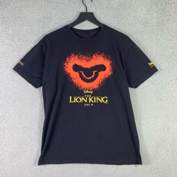 Lion King 2019 Live Action T-Shirt Men's L Black Disney Movie Graphic - Picture 5 of 8